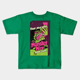 Monster Mix 70s Candy Bubble Gum Kids T-Shirt